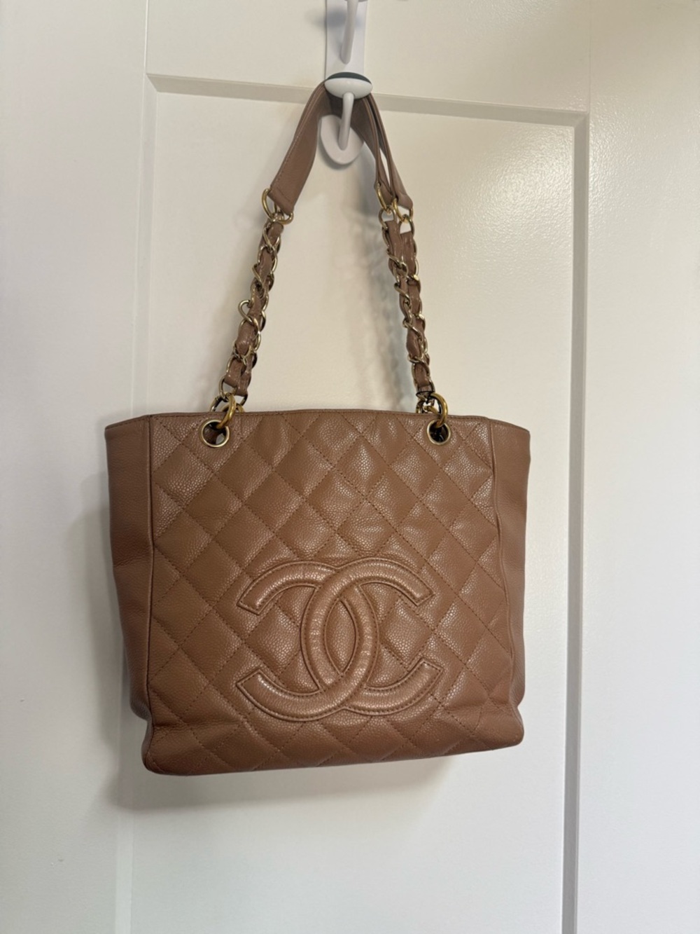 Chanel Quilted Leather Tote